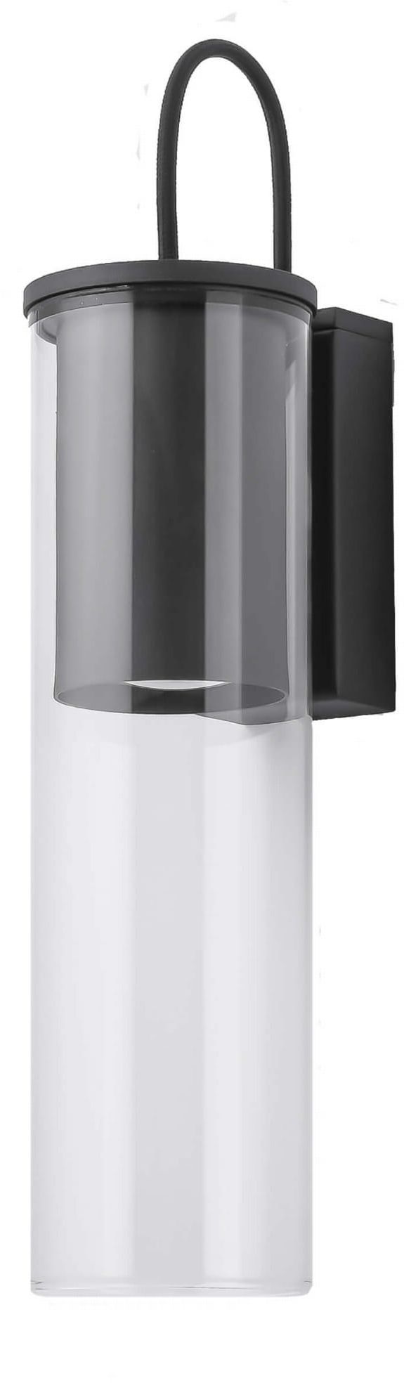 Light Prestige Manacor Wandleuchte 1x50 W schwarz-transparent LP-232/1WBK