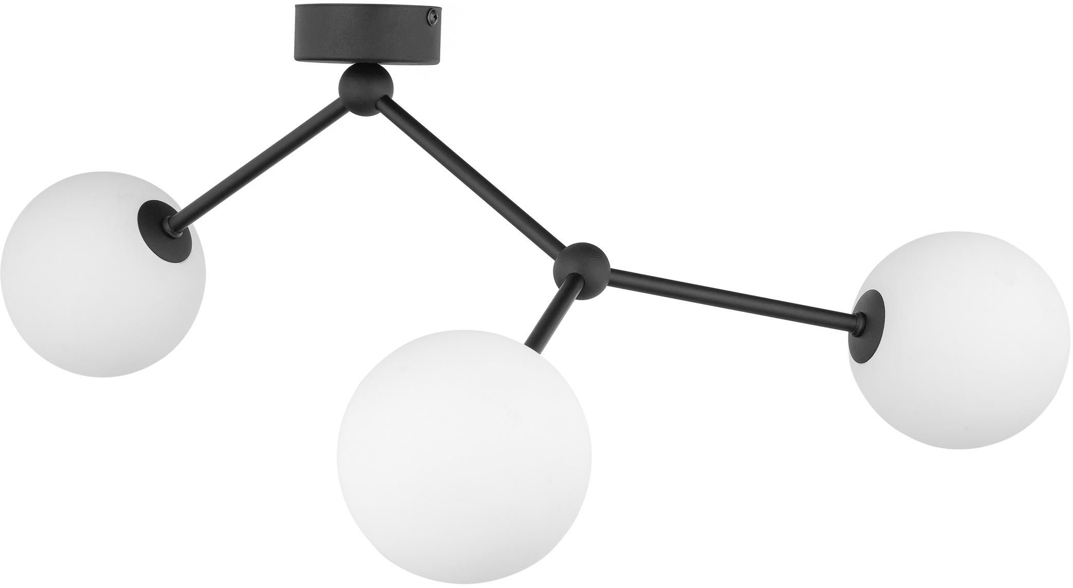 TK Lighting Fairy Deckenlampe 3x6 W weiß-schwarz 4854