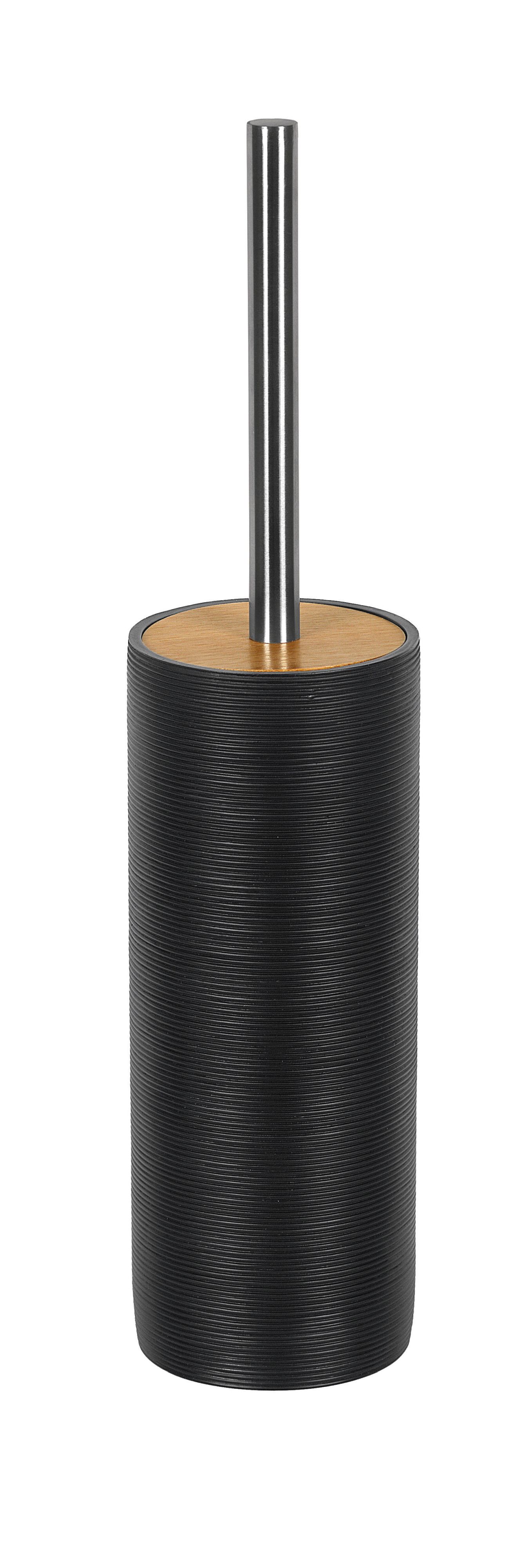 Kleine Wolke Kyoto Klobürste gestellt schwarz-holz 5079926856