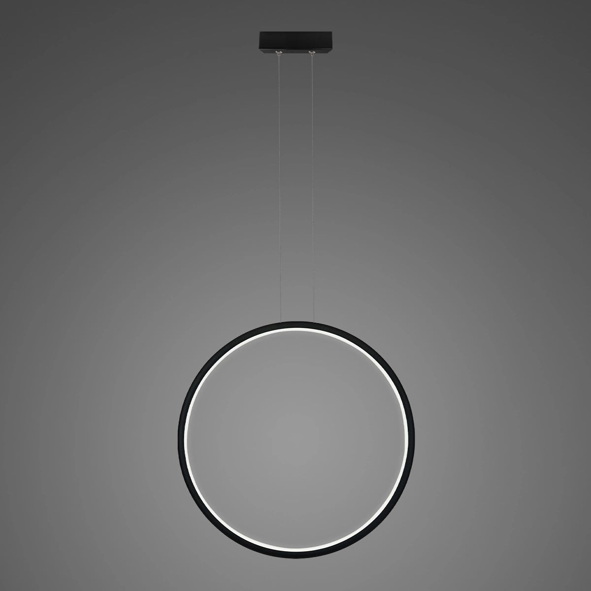 Altavola Design Ledowe Okręgi Pendelleuchte 1x43 W schwarz LA073/X_80_in_3k_43W_black