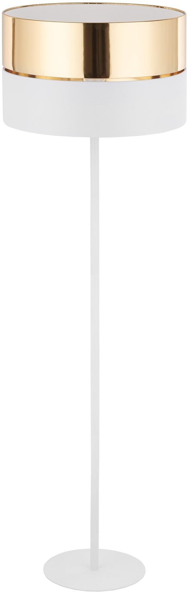 TK Lighting Hilton Stehlampe 1x15 W weiß-gold 5074