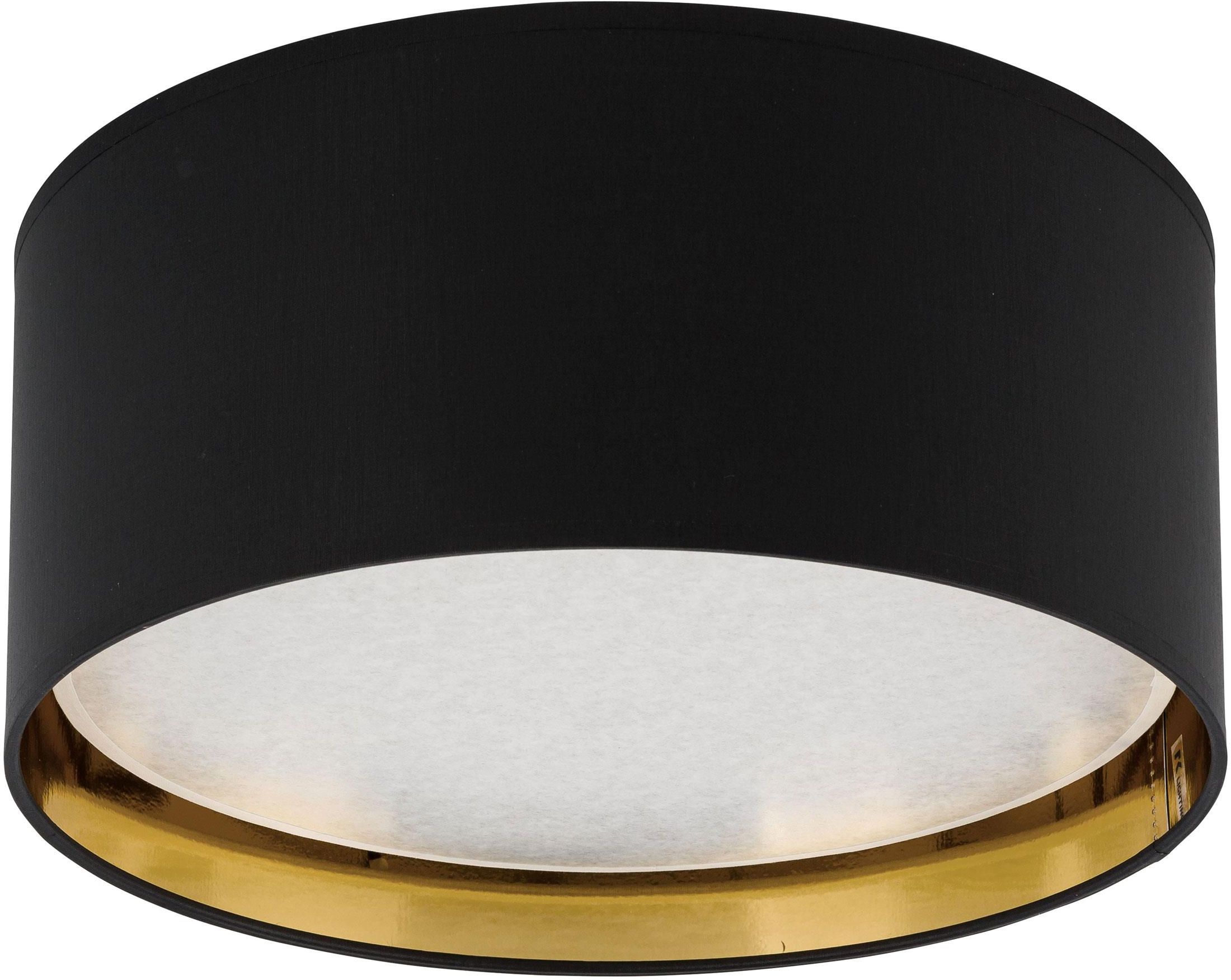 TK Lighting Bilbao Decke 4x15 W schwarz-gold 3432