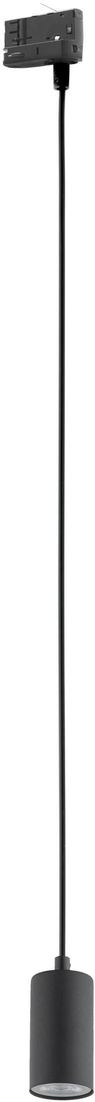 TK Lighting Tracer Lampe für Sammelschienen 1x10 W schwarz-chrom 4844
