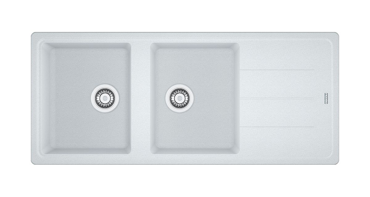 Franke Basis Granitspüle 116x50 cm weiß 114.0676.264