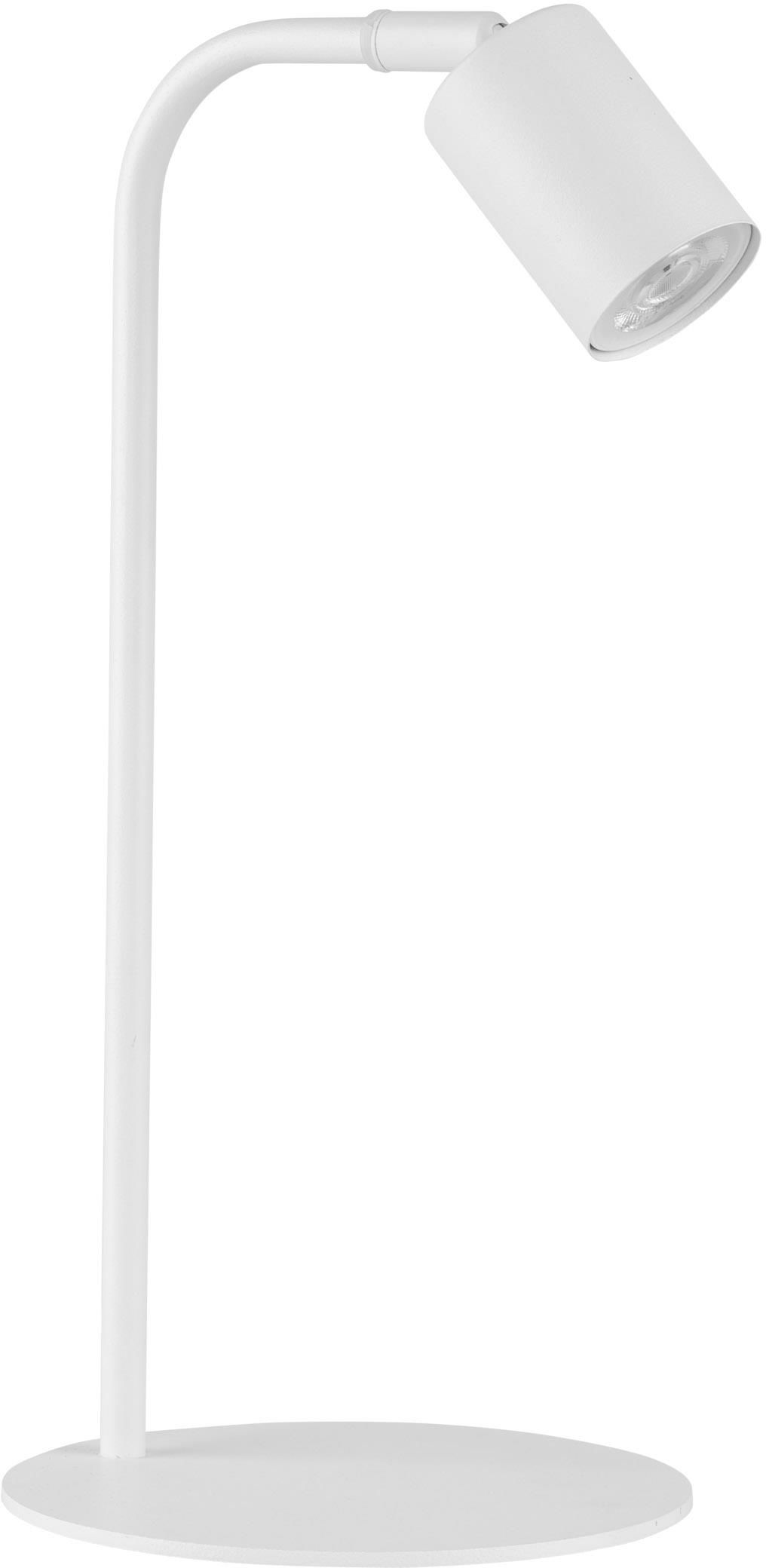 TK Lighting Logan Tischlampe 1x10 W weiß 5490