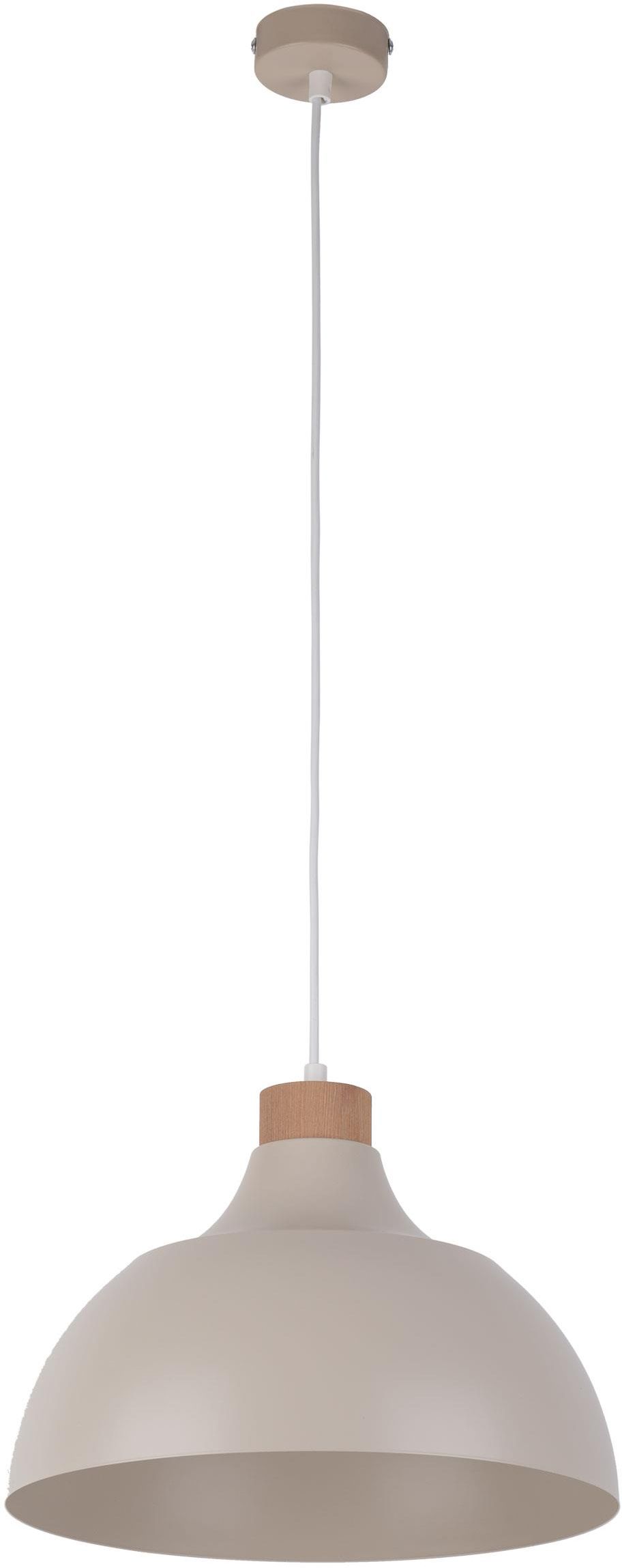 TK Lighting Cap Pendelleuchte 1x15 W holz-beige 5664