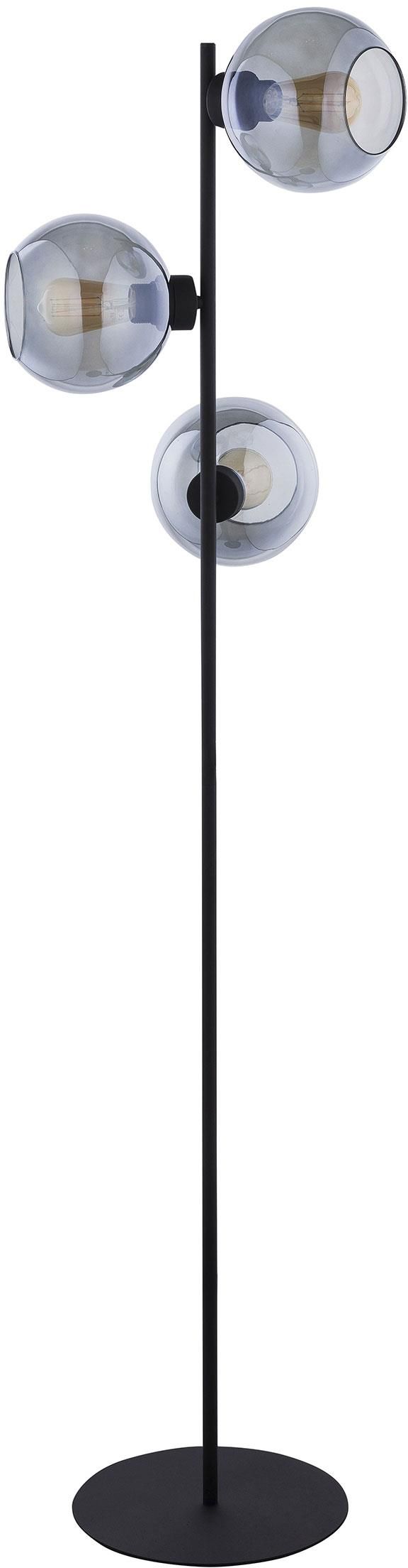 TK Lighting Cubus Stehlampe 3x15 W schwarz-graphit 5239