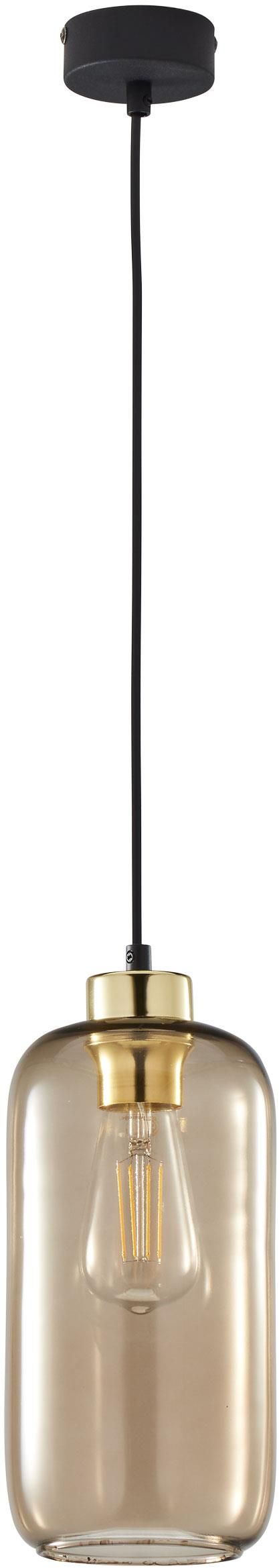 TK Lighting Marco Pendelleuchte 1x15 W schwarz-braun 3314