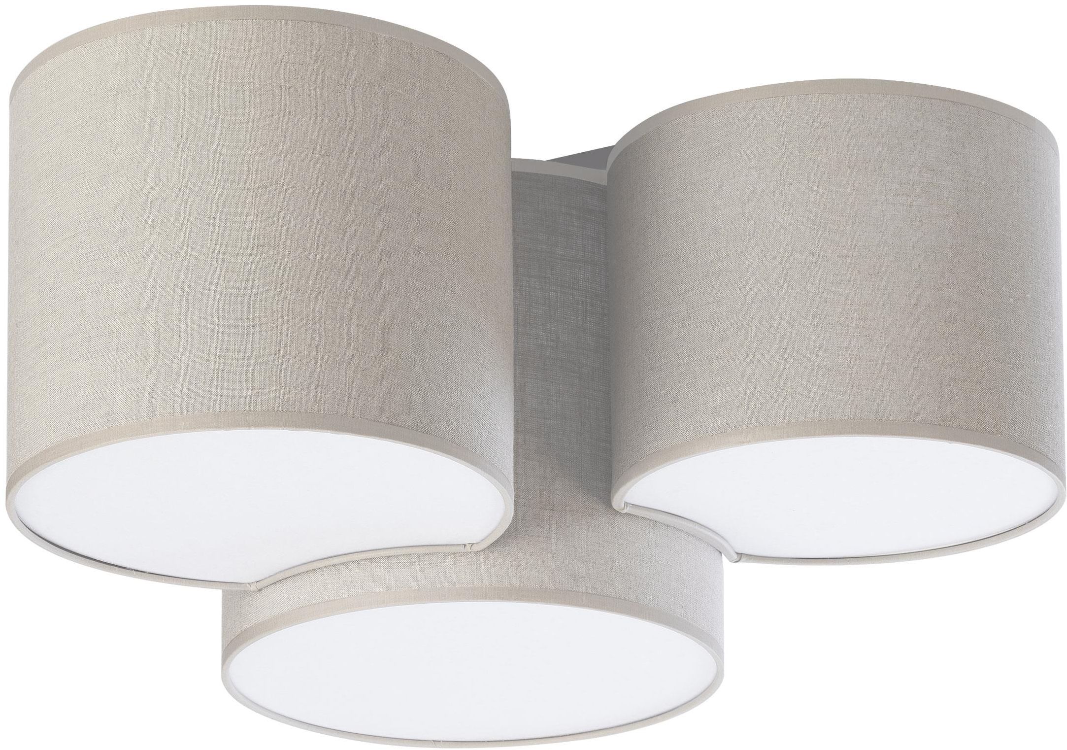 TK Lighting Mona Decke 3x15 W beige 6591