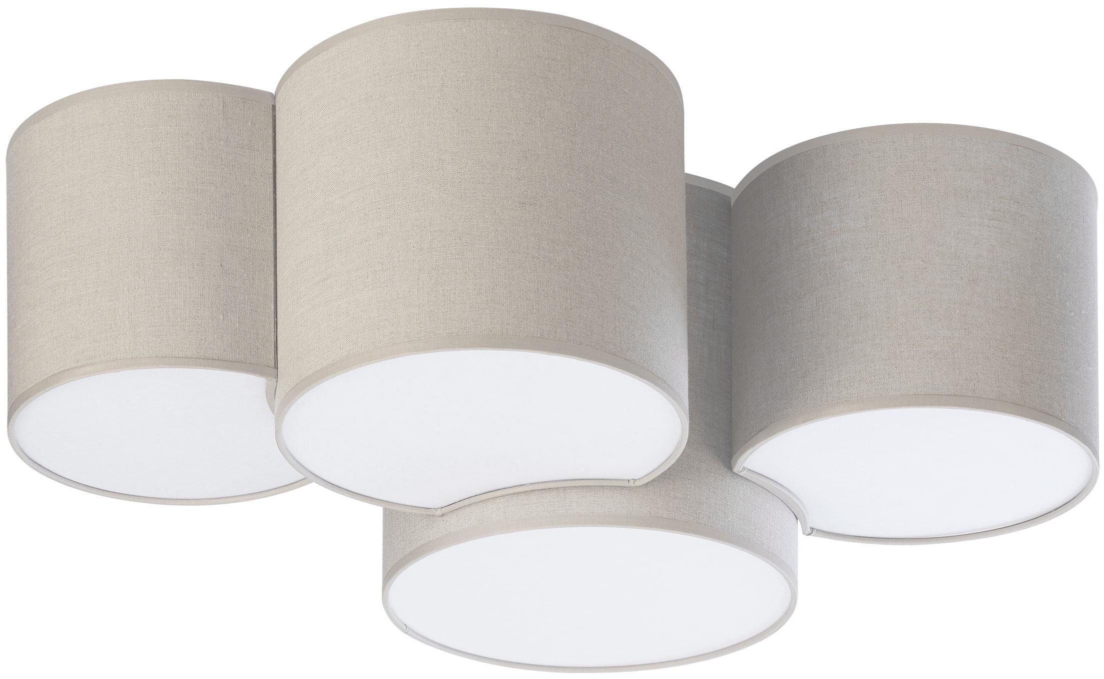 TK Lighting Mona Decke 4x15 W beige 6592
