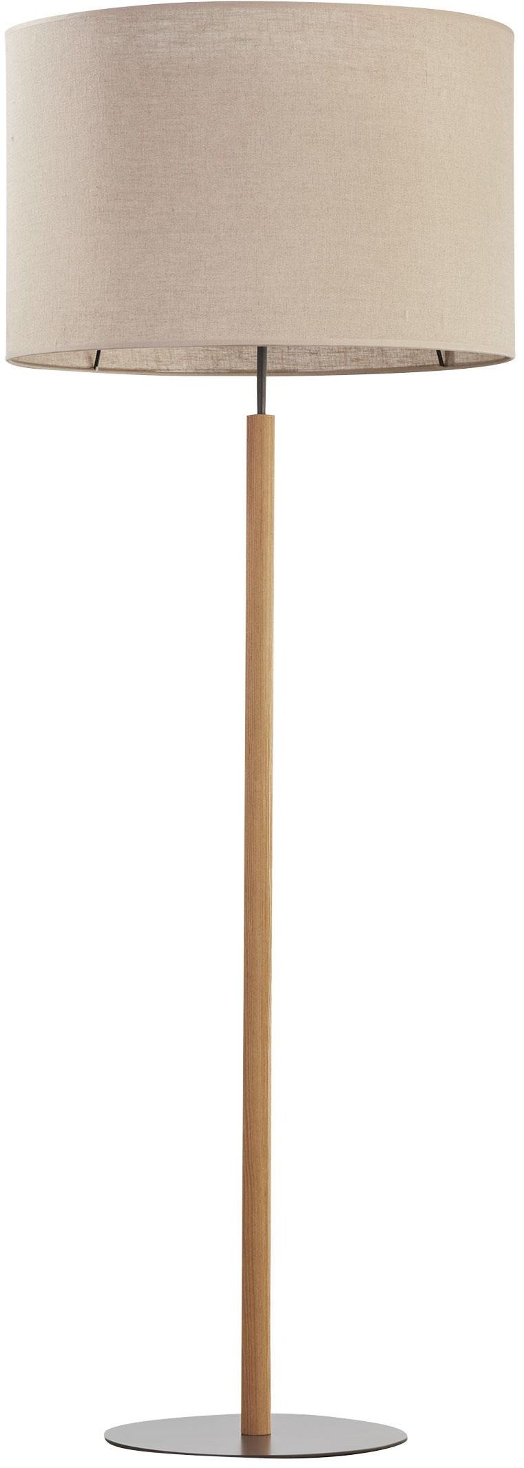TK Lighting Deva Nature Stehlampe 1x15 W schwarz-grau-holz-beige 5199