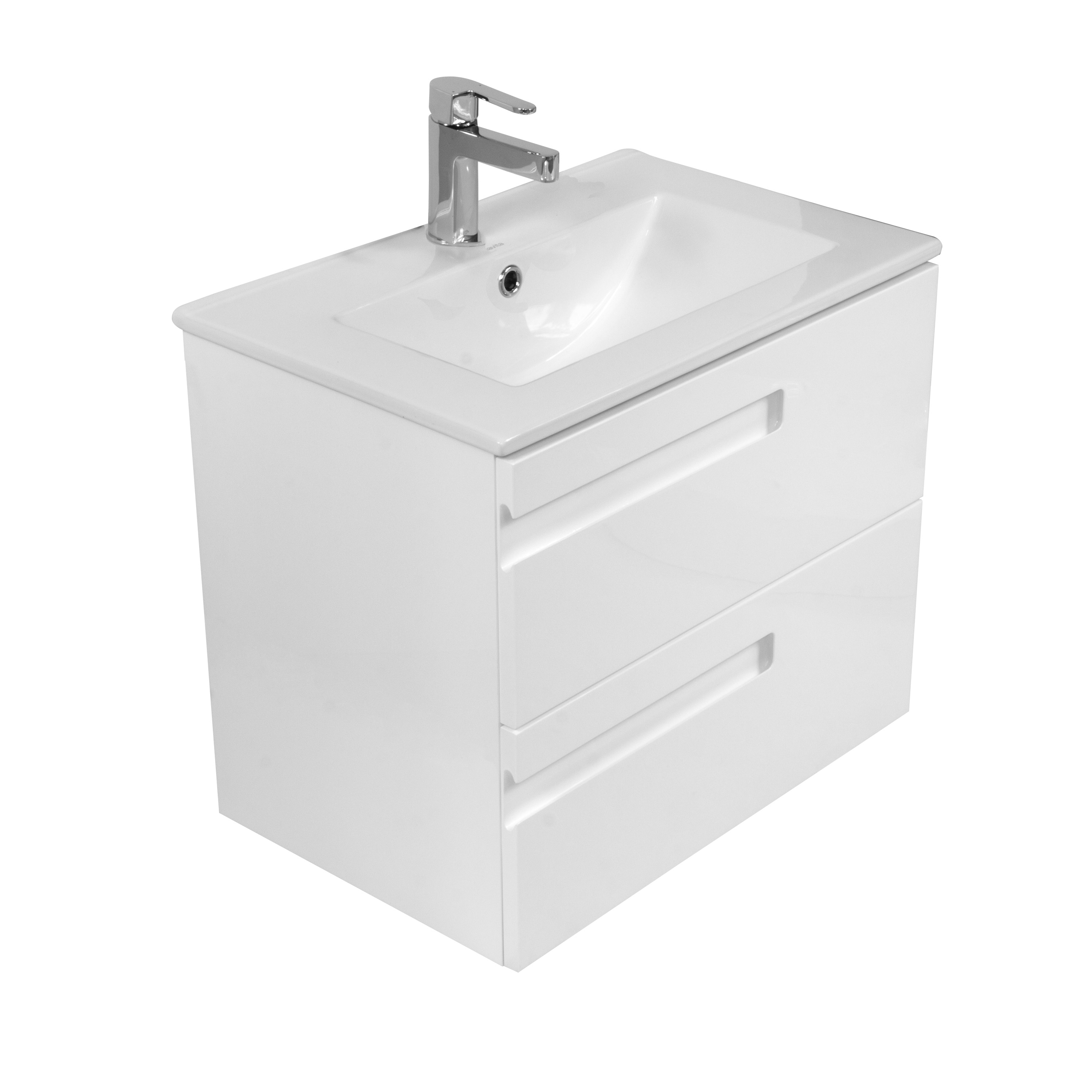 Set Ein Schrank aus einem Badezimmerset LaVita Floryda 5908211488134, Waschbecken LaVita Floryda 5908211485027