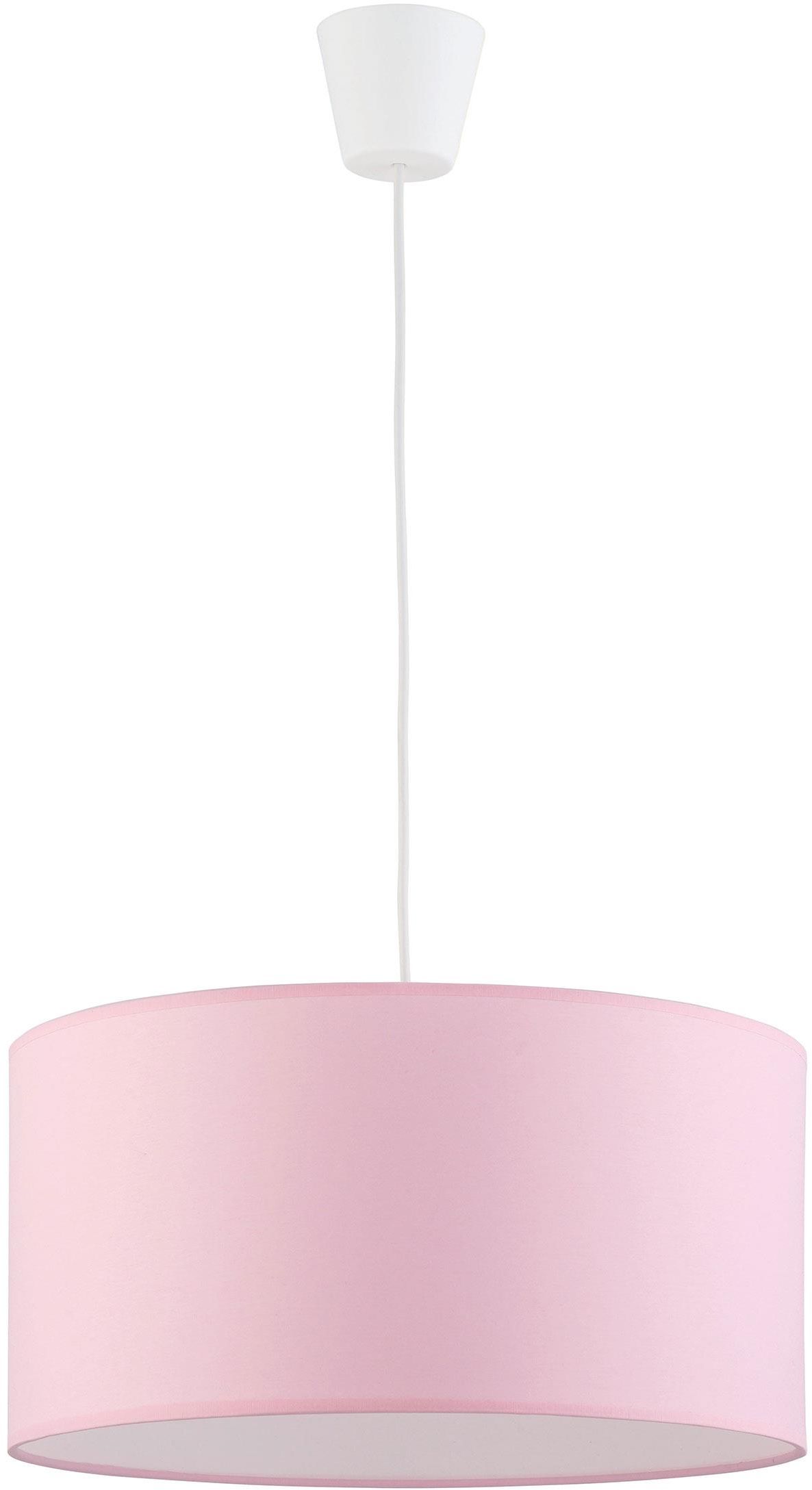 TK Lighting Rondo Pendelleuchte 1x15 W weiß-rosa 3231