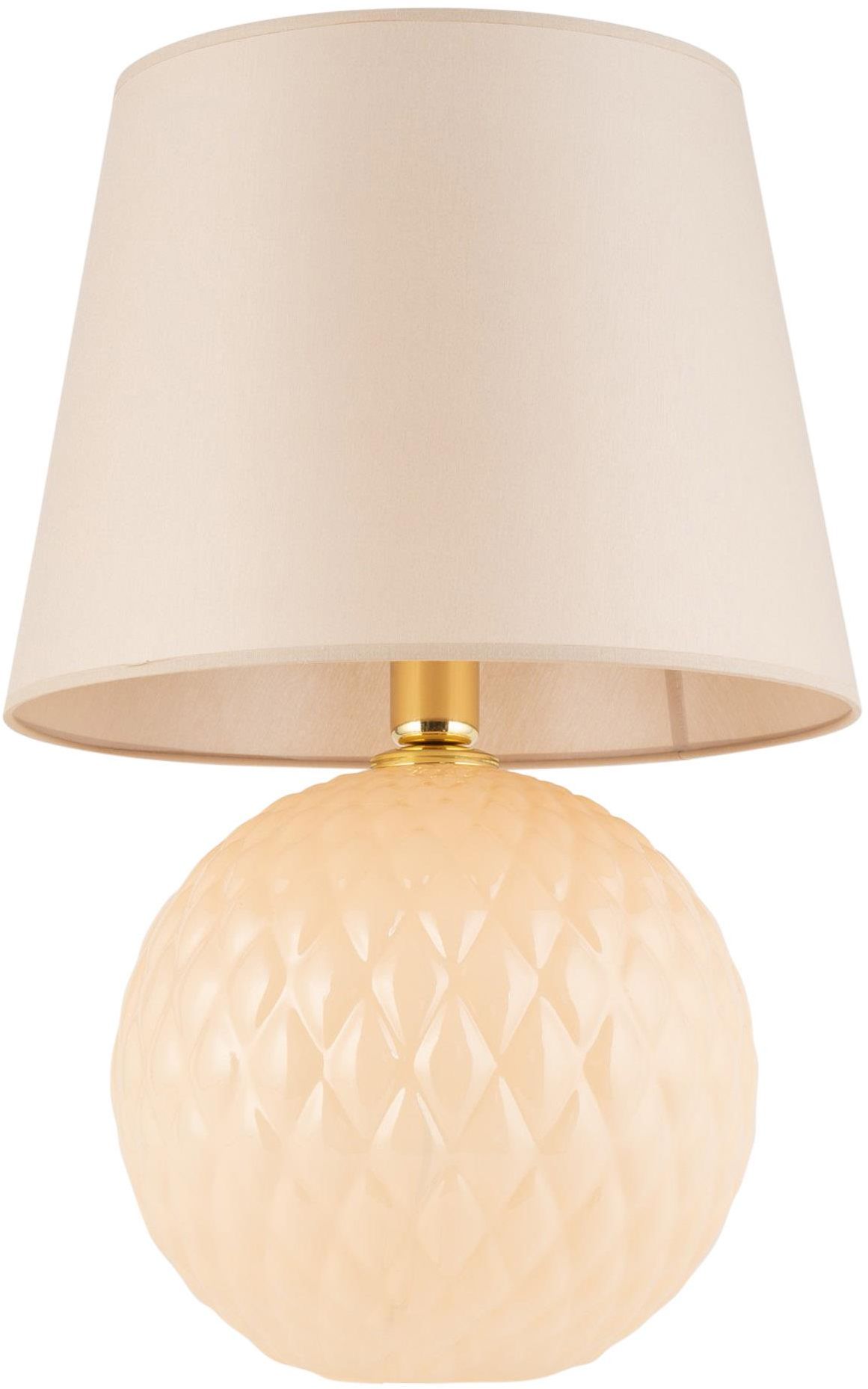 TK Lighting Santana Tischlampe 1x15 W beige 5591