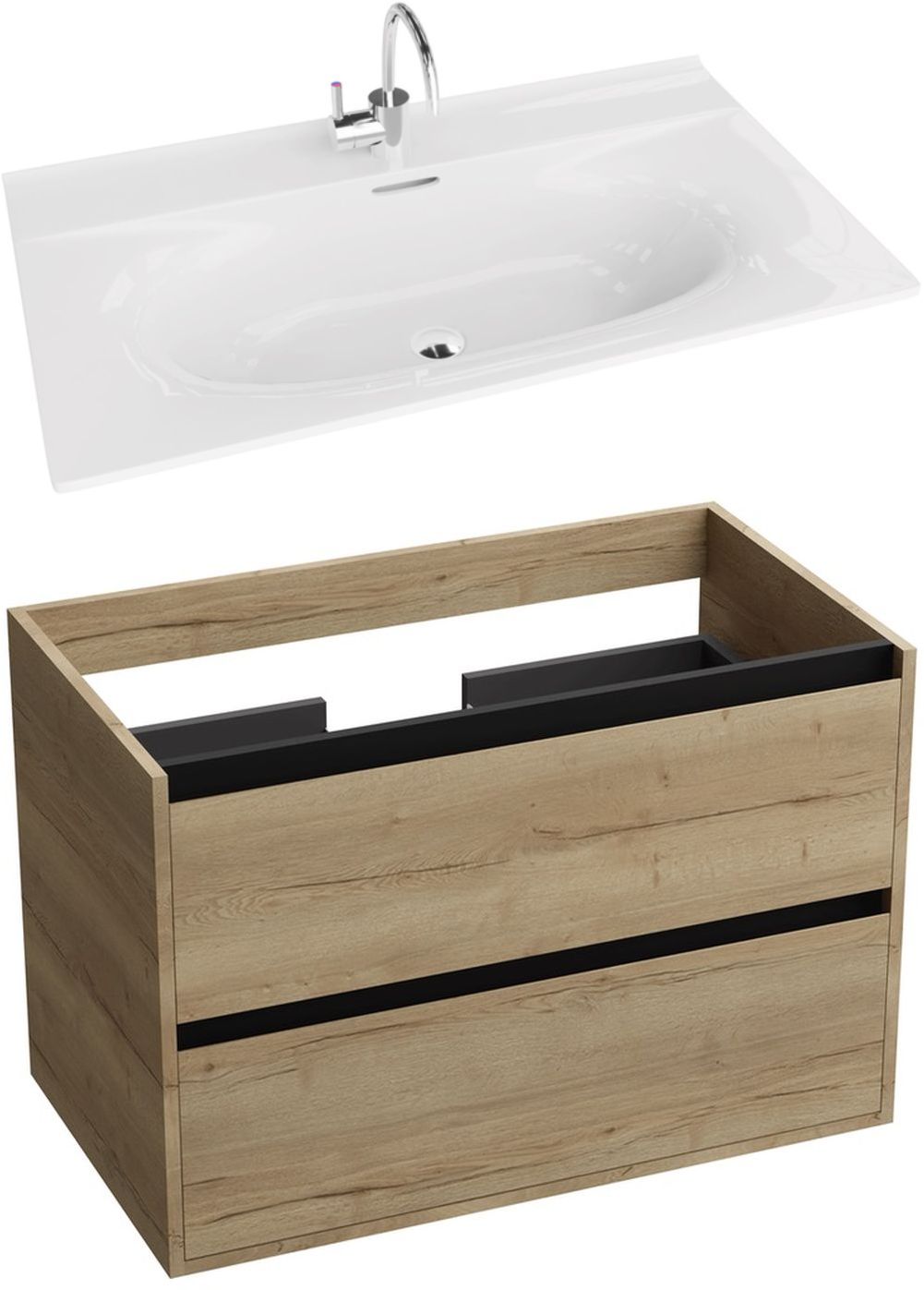 Set Kabinett LaVita Minnesota 5900378324393, Waschbecken LaVita Kolorado 5908211416212