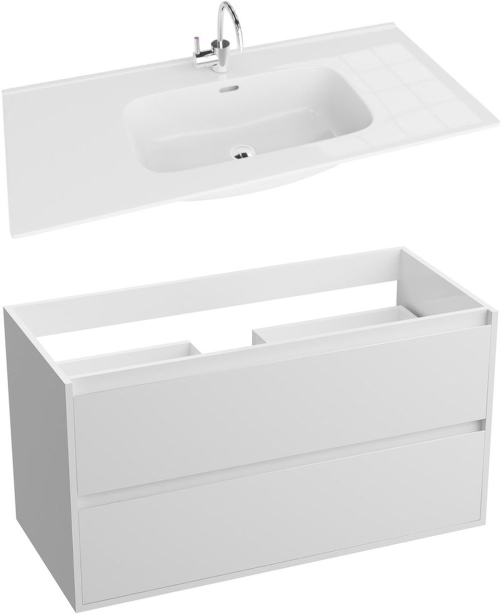 Set Kabinett LaVita Minnesota 5900378324782, Waschbecken LaVita Minnesota 5900378319535