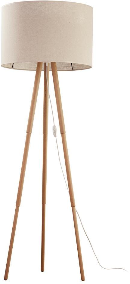 TK Lighting Tokyo Stehlampe 1x15 W holz-beige 5284