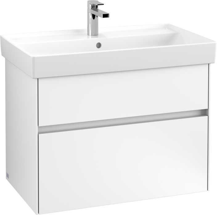Villeroy & Boch Collaro Kabinett 75.4x44.4x54.6 cm Unterschrank hängend weiß C01000MS