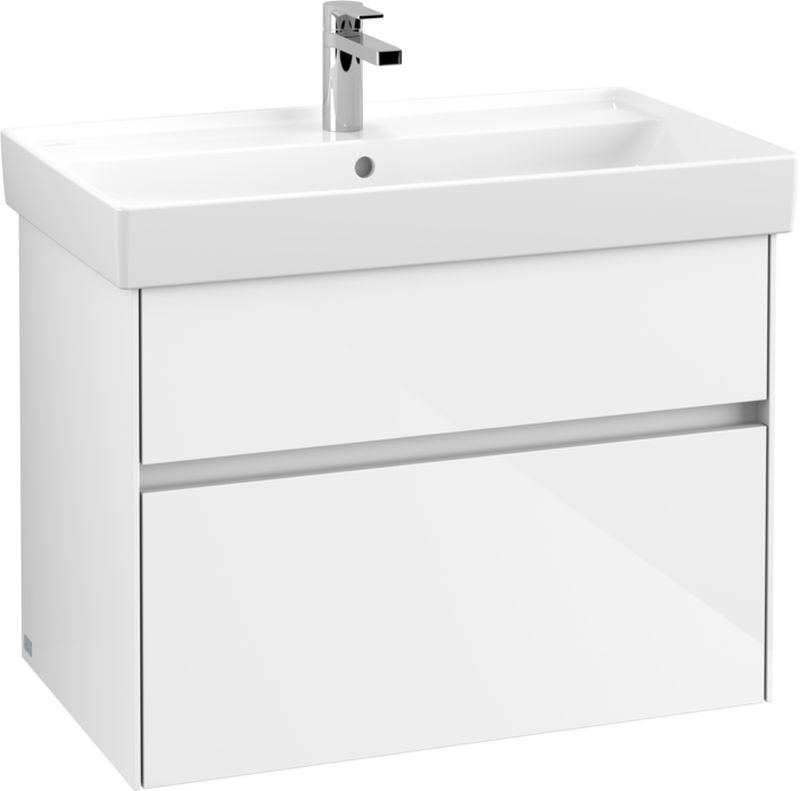 Villeroy & Boch Collaro Kabinett 75.4x44.4x54.6 cm Unterschrank hängend weiß C01000DH