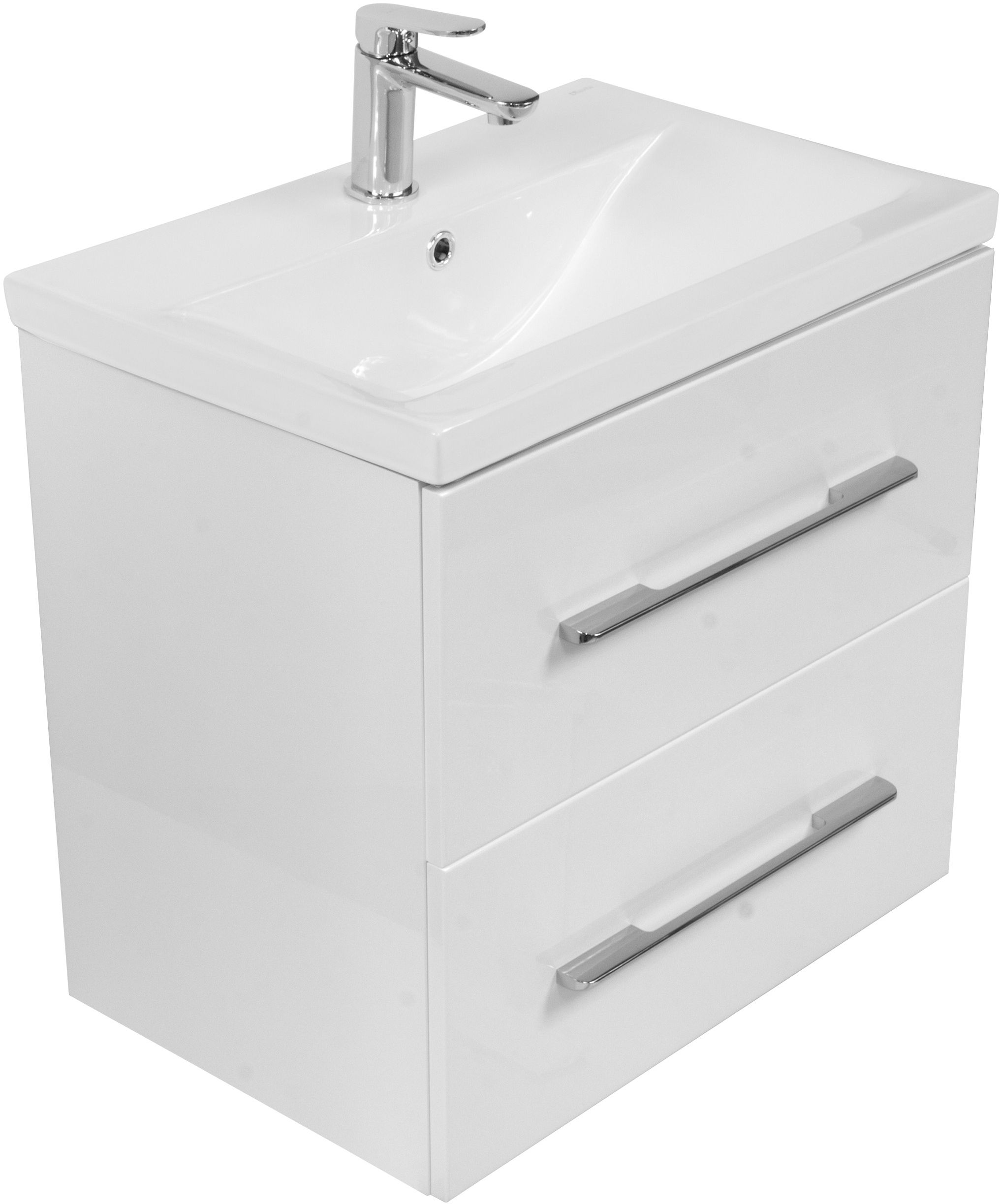 Set Ein Schrank aus einem Badezimmerset LaVita Kalifornia 5908211404790, Waschbecken LaVita Kalifornia 5908211495224