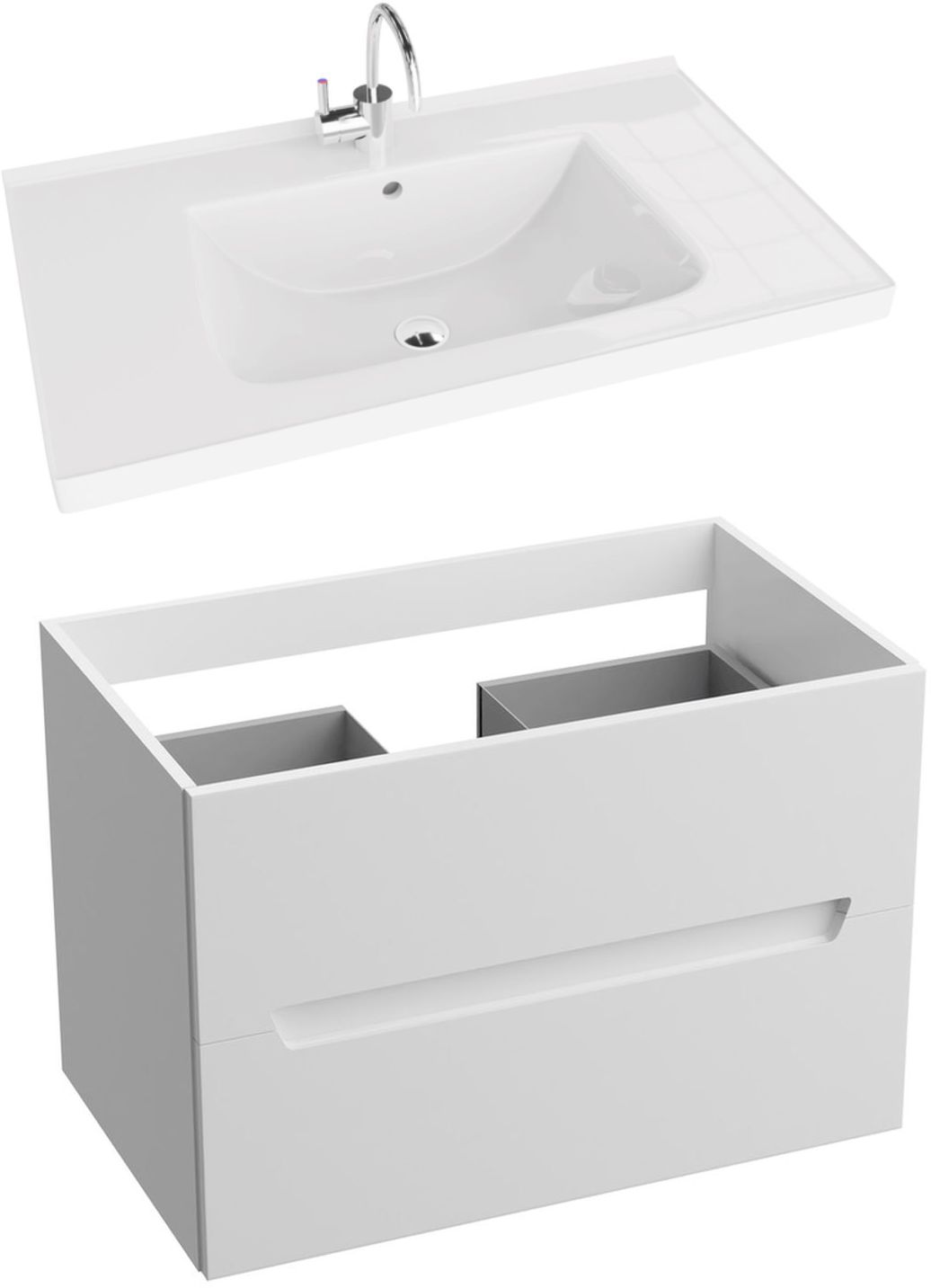 Set Kabinett LaVita Kansas 5900378314332, Waschbecken LaVita Kansas 5908211416175