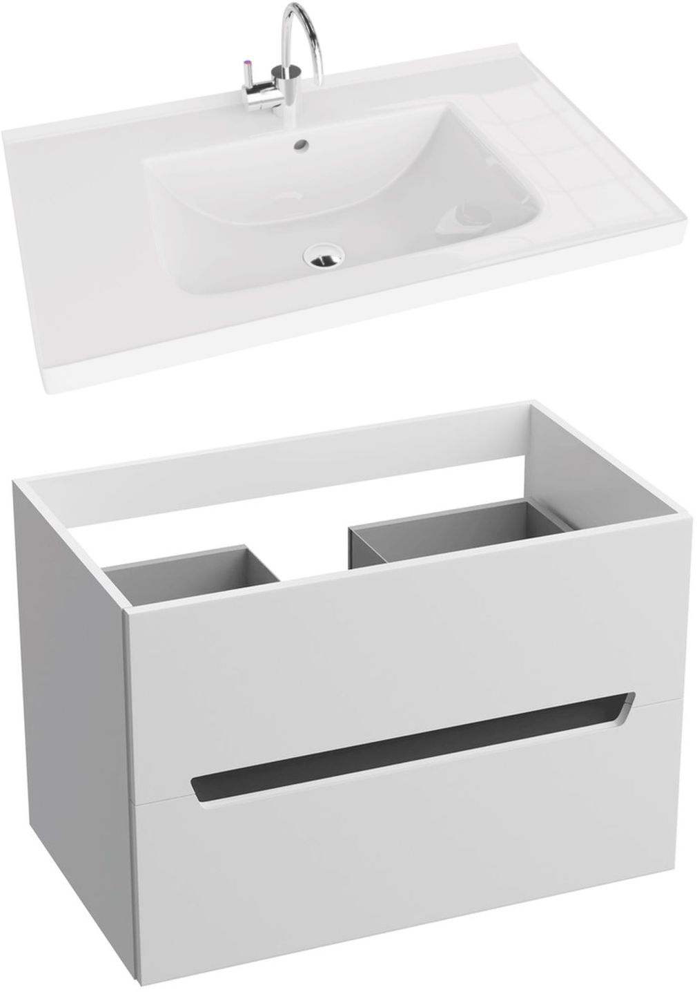 Set Kabinett LaVita Kansas 5900378314431, Waschbecken LaVita Kansas 5908211416175
