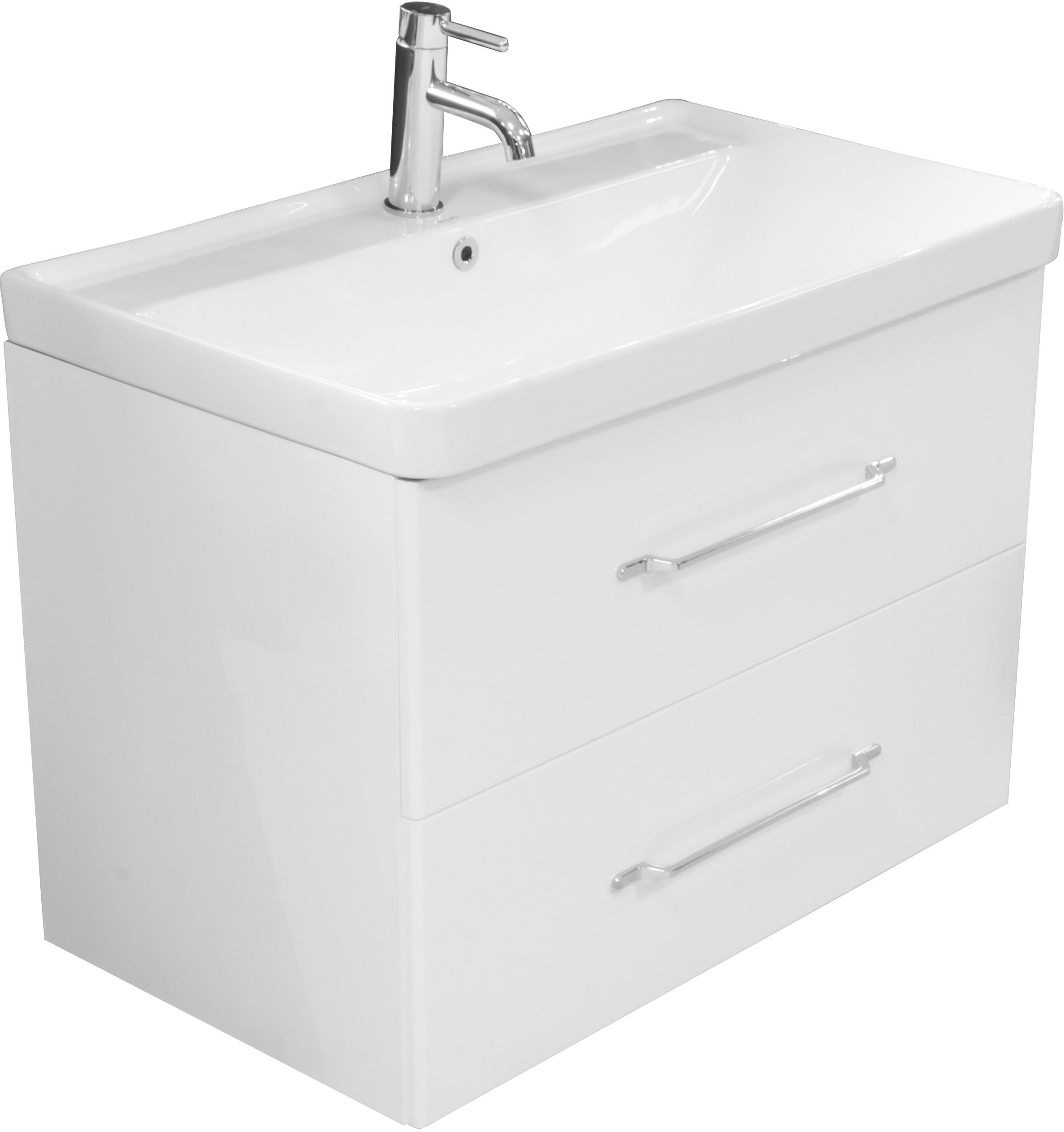 Set Ein Schrank aus einem Badezimmerset LaVita Nevada 5900378309222, Waschbecken LaVita Nevada 5908211406091