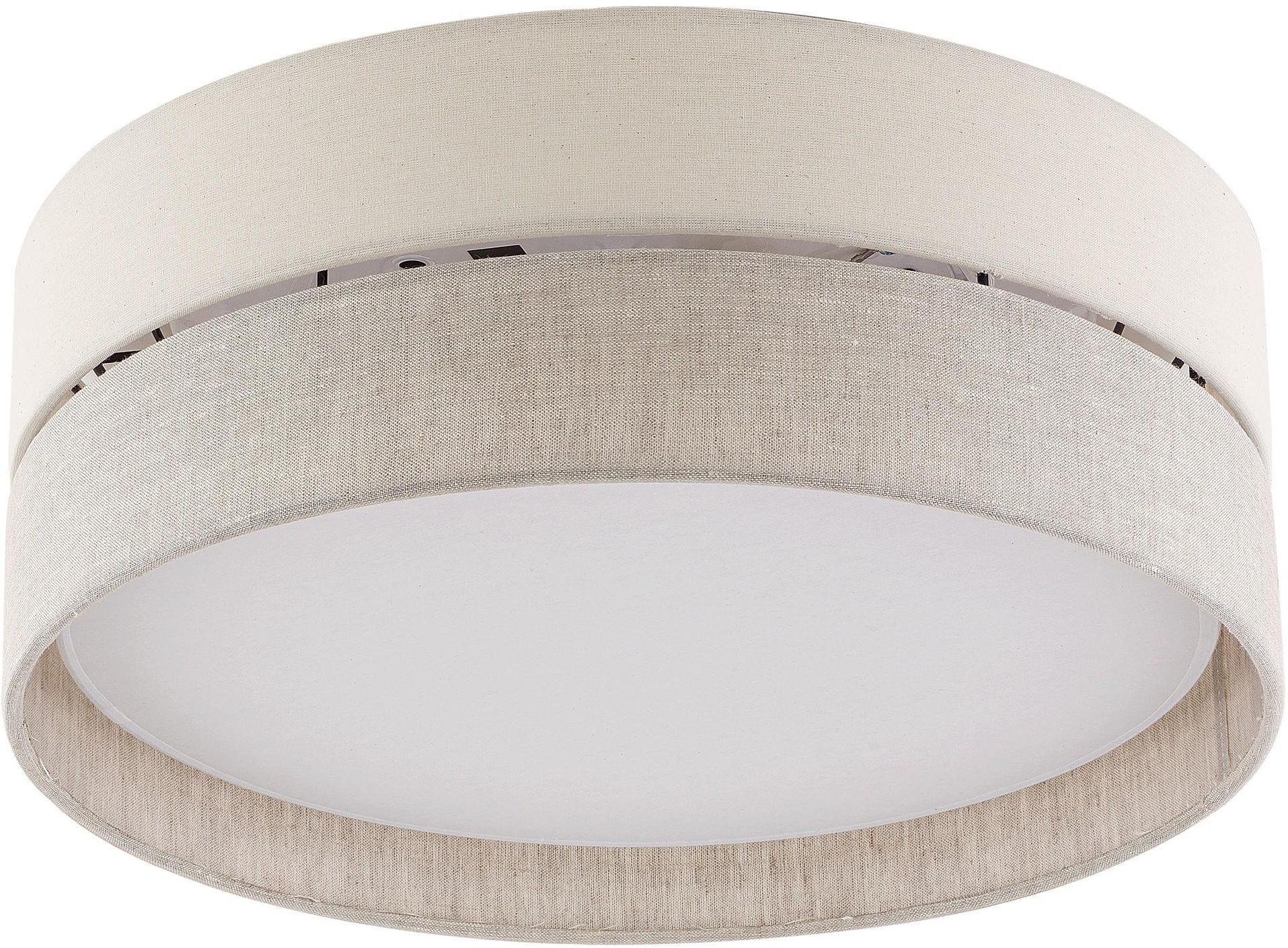 TK Lighting Eco Decke 3x15 W weiß-grau-beige 5775