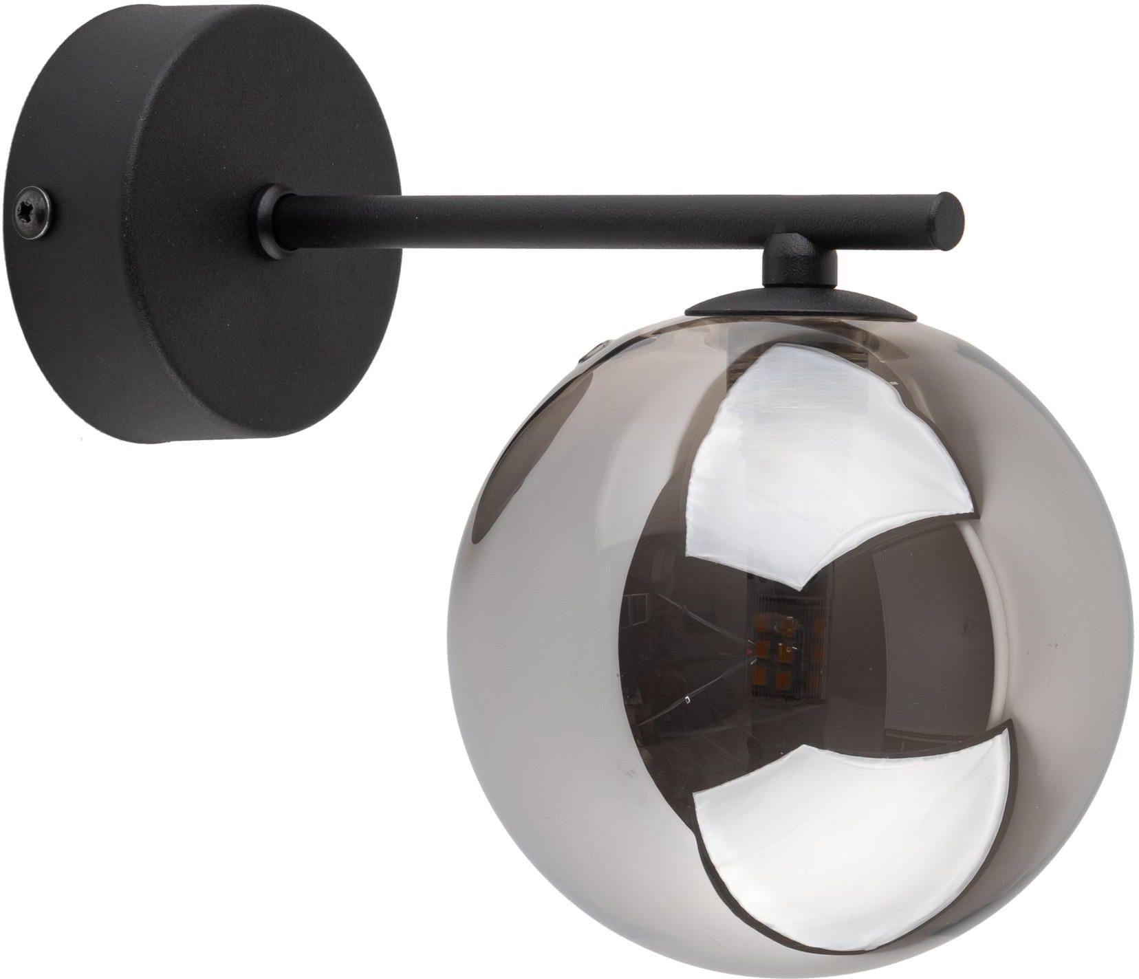 TK Lighting Estera Wandleuchte 1x6 W schwarz-verraucht 4777
