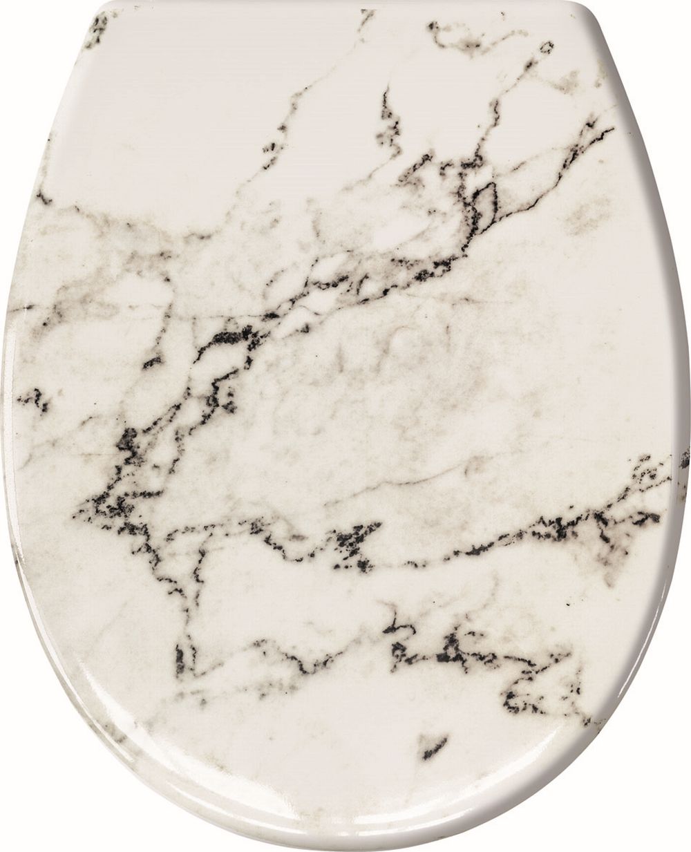 Kleine Wolke Marble Toilletensitz absenkautomatik weiß-anthrazit 1843901075