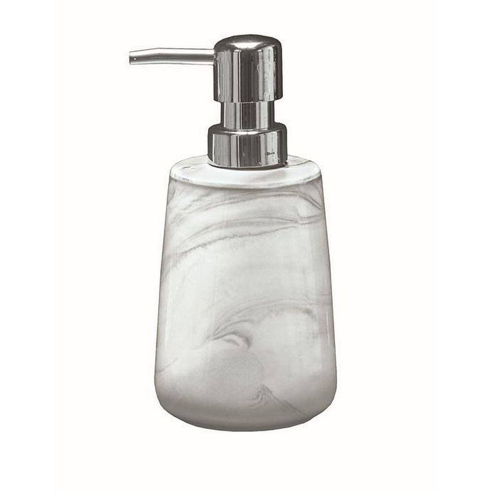 Kleine Wolke Marble Seifenspender 350 ml weiß-grau 5854901854