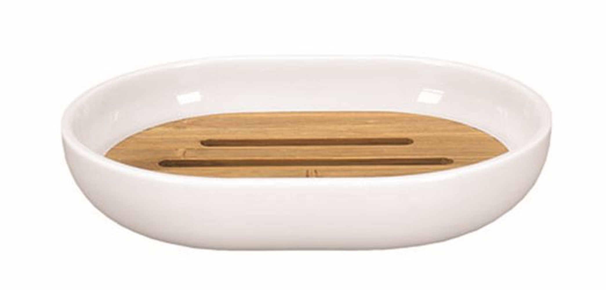 Kleine Wolke Timber Seifenschale stehende weiß-holz 5877100853