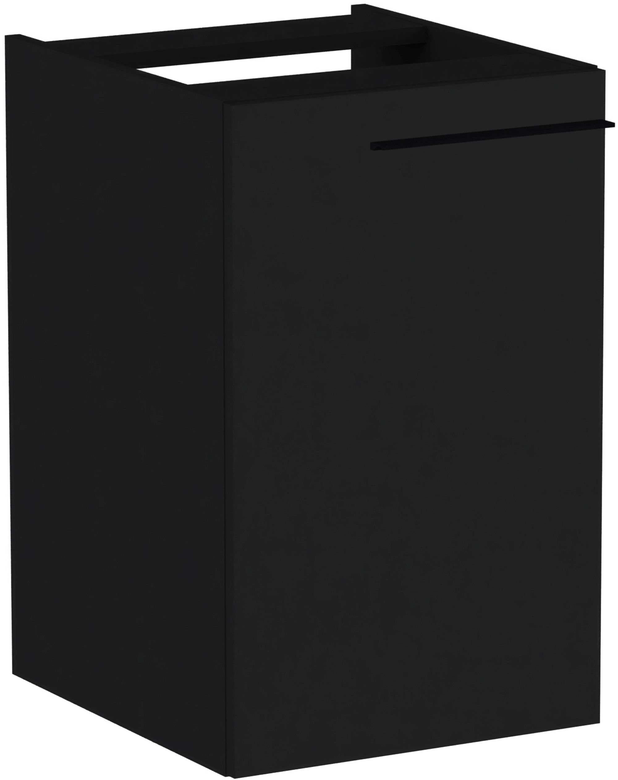 Roca Ella Kabinett 40x44.6x63.5 cm Seitenschrank hängend schwarz A857774532