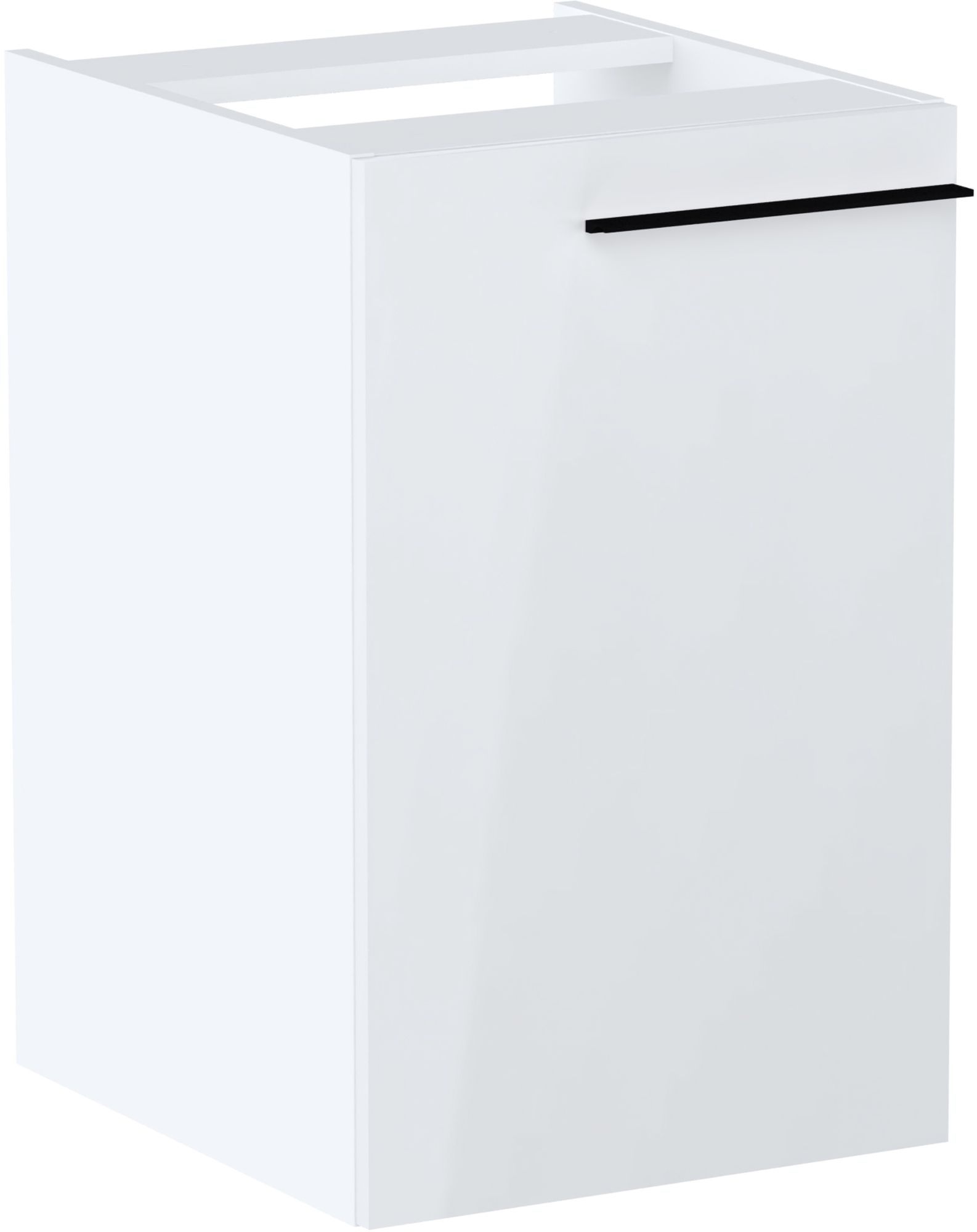 Roca Ella Kabinett 40x44.6x63.5 cm Seitenschrank hängend weiß A857774806