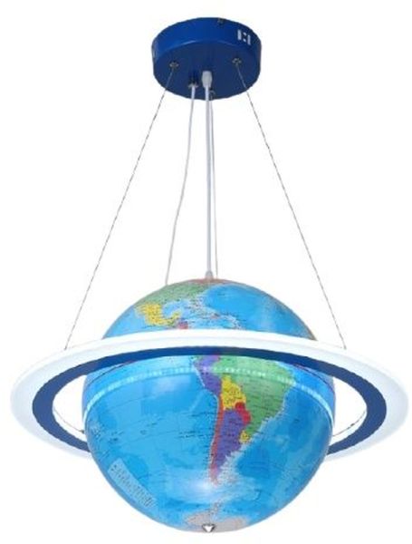 Abigali Glob Pendelleuchte 1x48 W blau-mehrfarbig GLOB