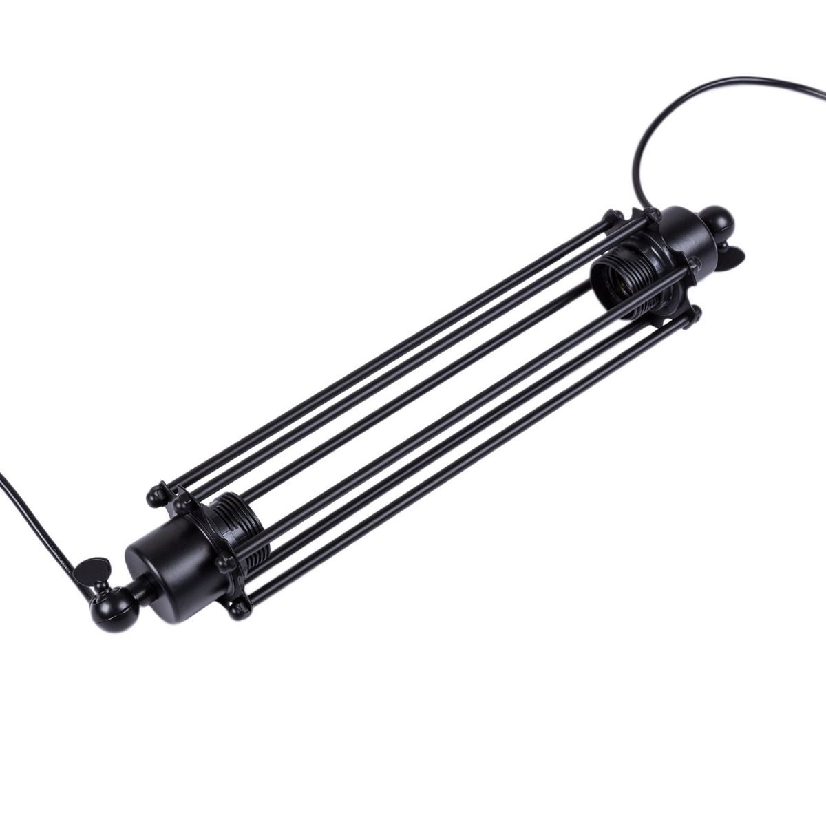 Abigali Retro Pendelleuchte 1x40 W schwarz KRH-E27