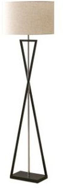 Abigali Sand Glass Stehlampe 1x40 W weiß-schwarz FSG-W-E27