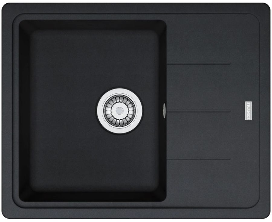 Franke Basis Granitspüle 62x50 cm grau/graphit/onyx 114.0676.303