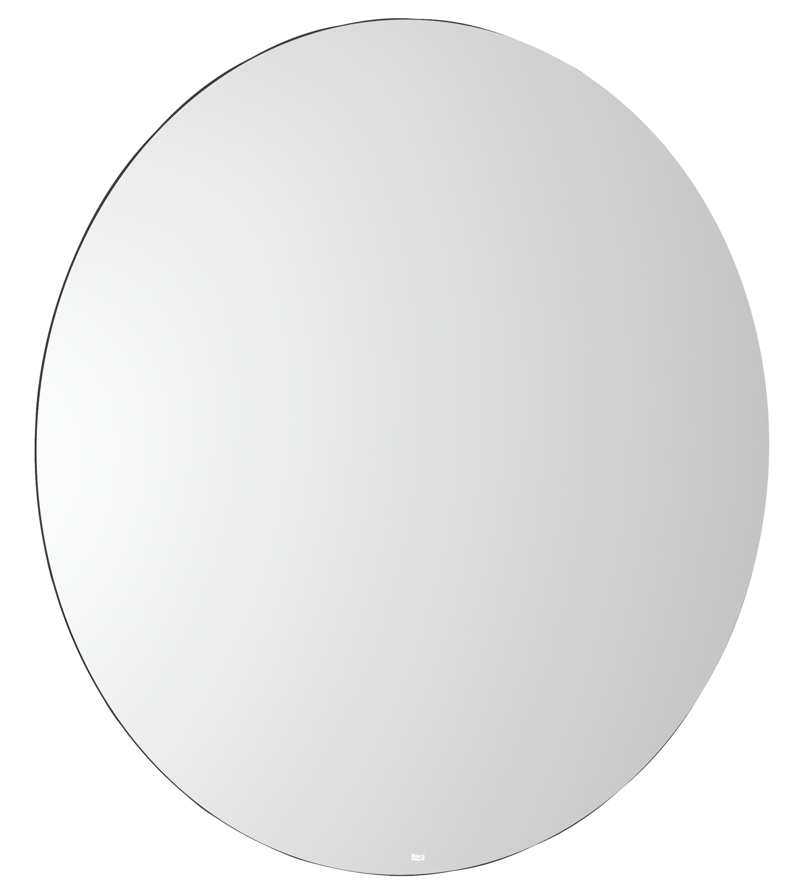 Roca Luna Spiegel 80x80 cm rund mit Beleuchtung chrom A812401000