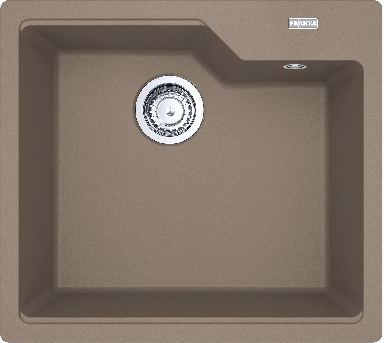 Franke Urban granitspüle 56x50 cm braun 114.0687.257