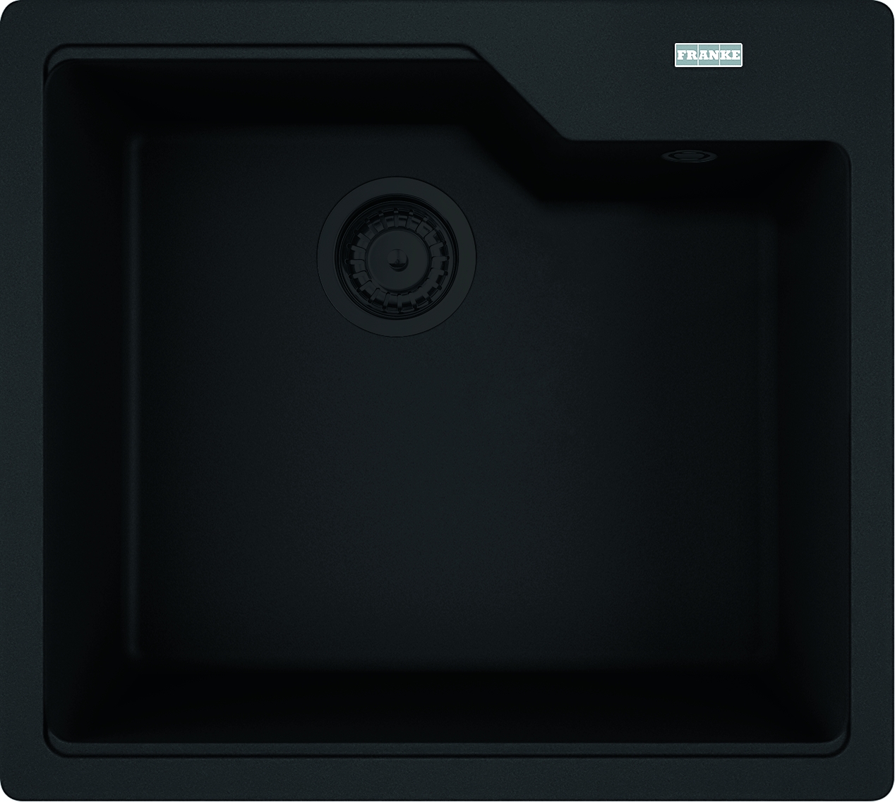 Franke Urban Granitspüle 56x50 cm schwarz 114.0697.754