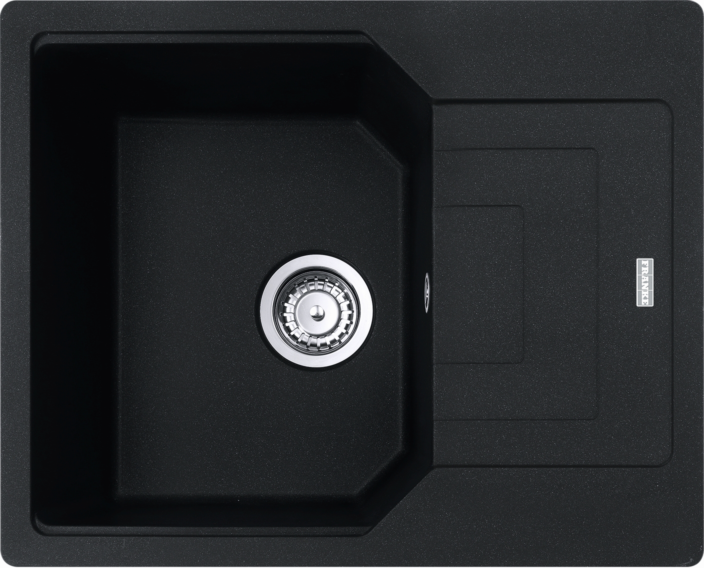 Franke Urban granitspüle 62x50 cm grau/graphit/onyx 114.0687.263
