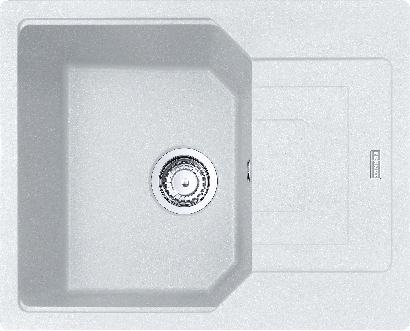 Franke Urban granitspüle 62x50 cm weiß 114.0687.265