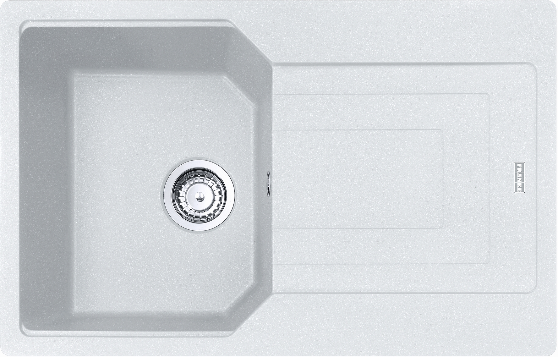 Franke Urban granitspüle 78x50 cm weiß 114.0687.272