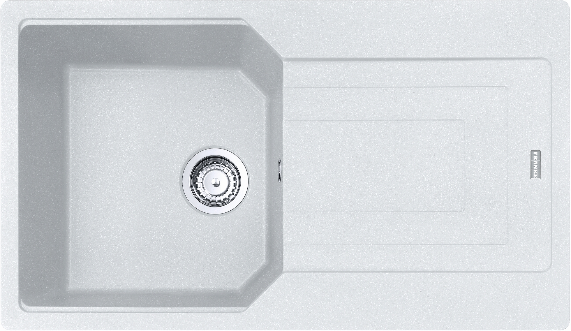 Franke Urban granitspüle 86x50 cm weiß 114.0687.286