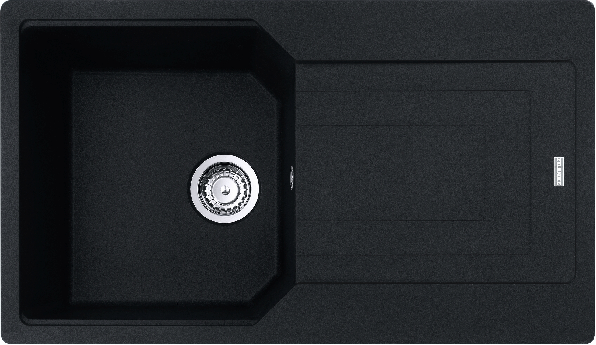 Franke Urban granitspüle 86x50 cm schwarz 114.0687.287