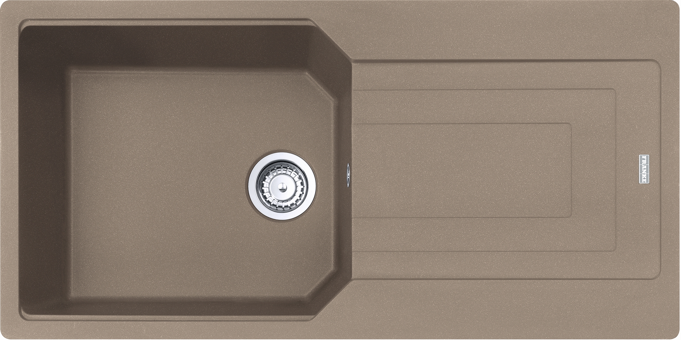 Franke Urban granitspüle 100x50 cm braun 114.0687.291