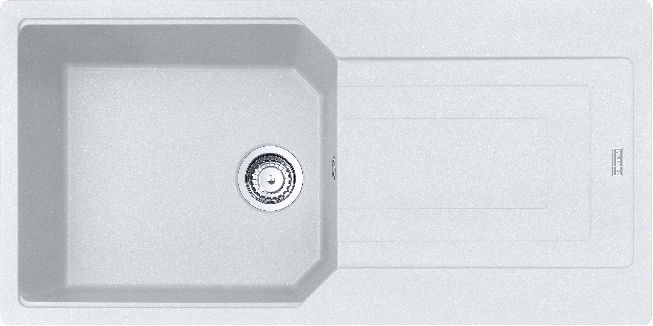 Franke Urban granitspüle 100x50 cm weiß 114.0687.292