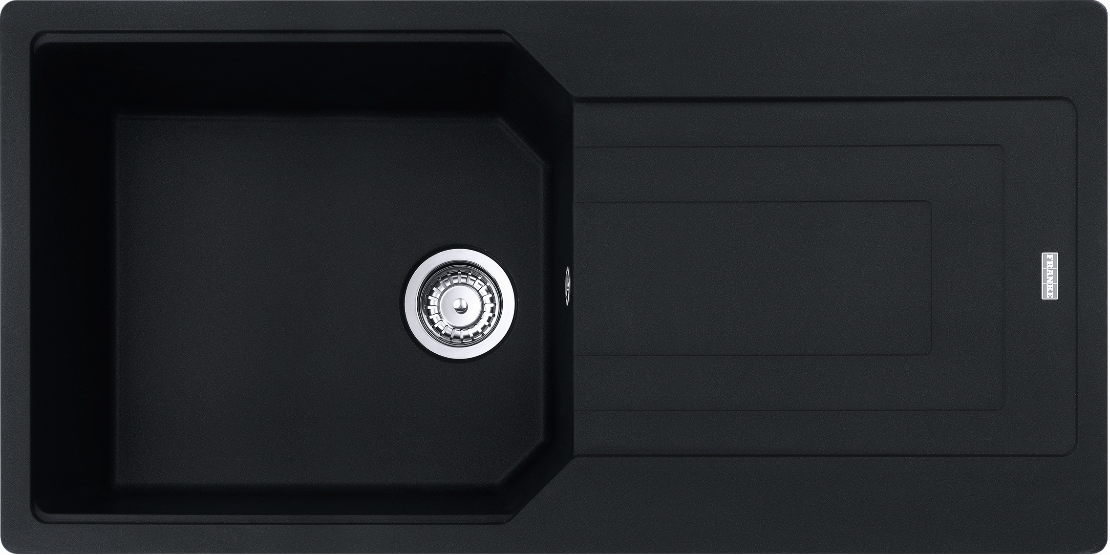 Franke Urban granitspüle 100x50 cm schwarz 114.0687.294