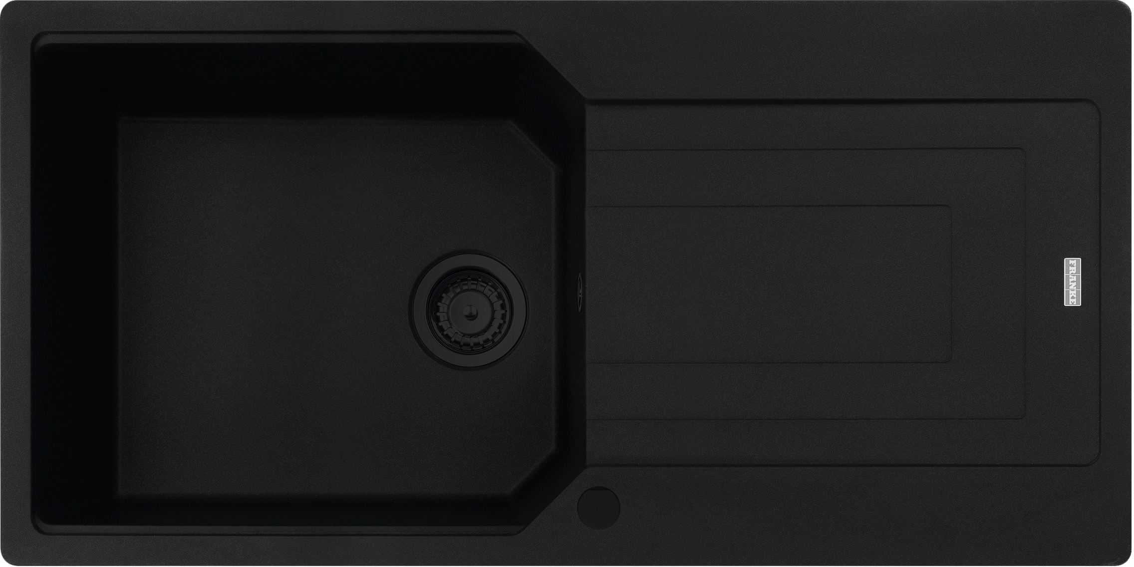 Franke Urban granitspüle 100x50 cm schwarz 114.0697.749